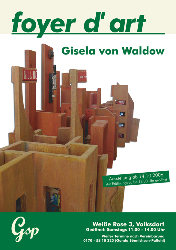 Ausstellung: Gisela von Waldow ab 14.10.2006