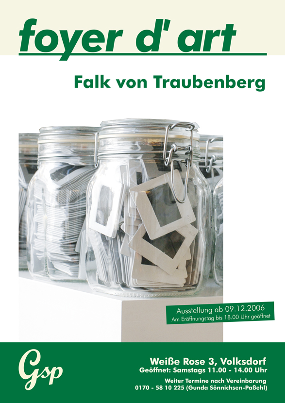 Ausstellung: Falk von Traubenberg ab 09.12.2006