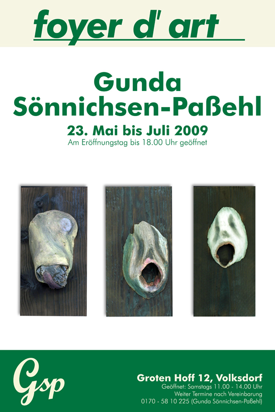 Ausstellung: Gunda Sönnichsen-Paßehl ab 23.05.2009
